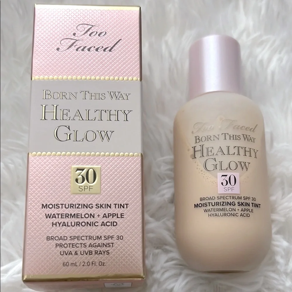 Too Faced Born This Way Healthy Glow Moisturizing Skin Tint Spf 30 /Vanilla /NIB